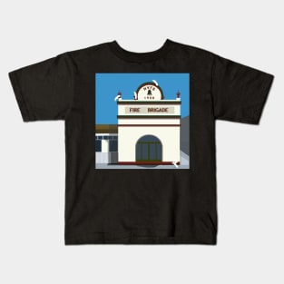 Historic Fire Station Junction Street Kids T-Shirt